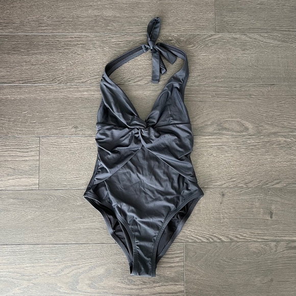 J. Crew Black One-Piece Swimsuit - Picture 1 of 4